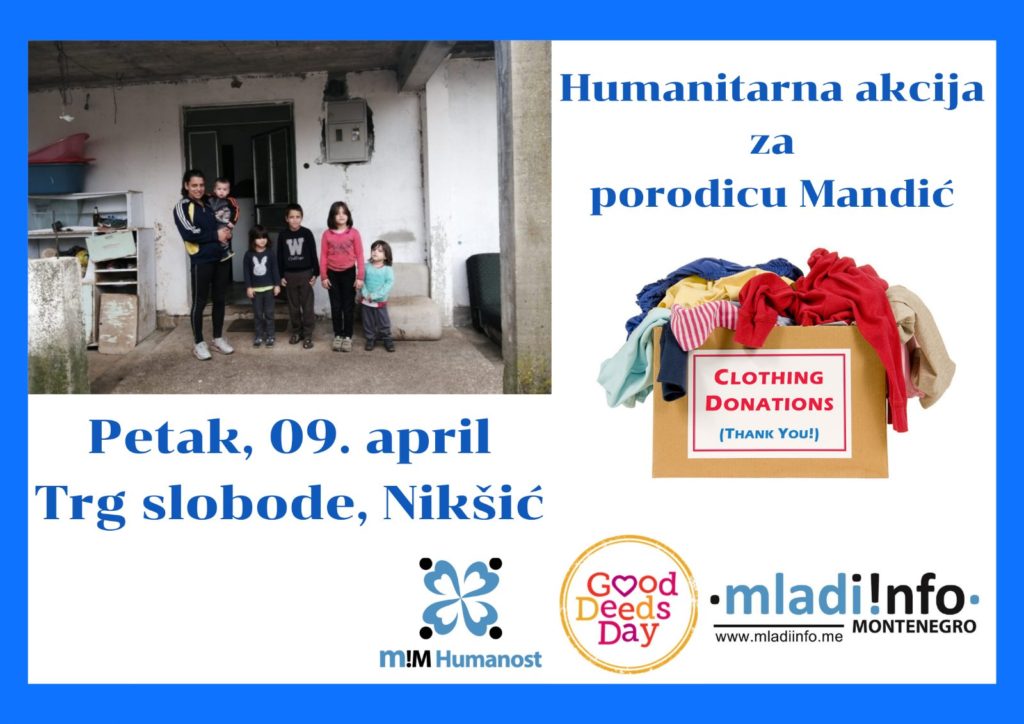 poster za Dan dobrih djela Nikšić